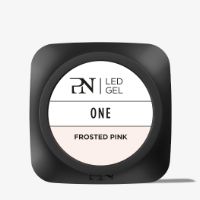 One Frosted Pink LED/UV Gel 15 ml